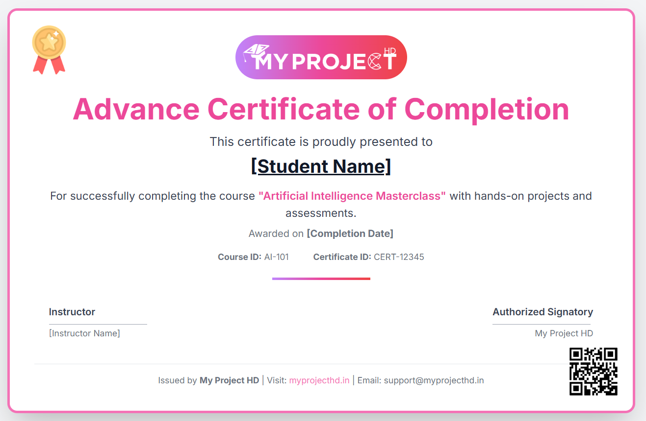 Advanced Certificate