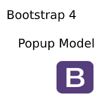 Boostrap 4 popup model